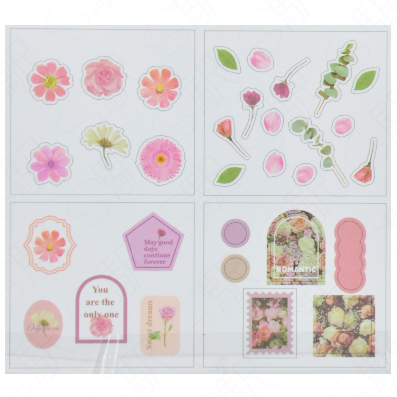 Amifa Mini Sheet Seal [Twinkle Flower] romantic pink
